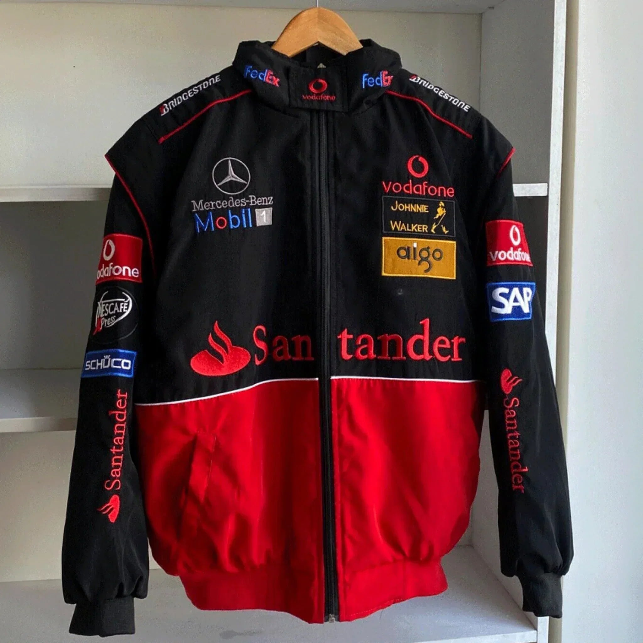 Mercedes Redline Racing Jacket – GridThreads Co LLC